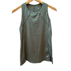 Sofibella Womens Medium Sage Green Athletic Racerback Tank Top 1155F 7080 ARM